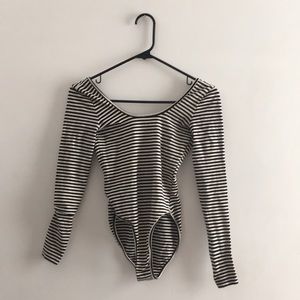 American Apparel Striped Bodysuit